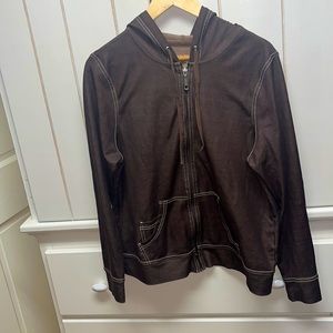 Bit and Bridle X- large zip up hooded lightweight jacket